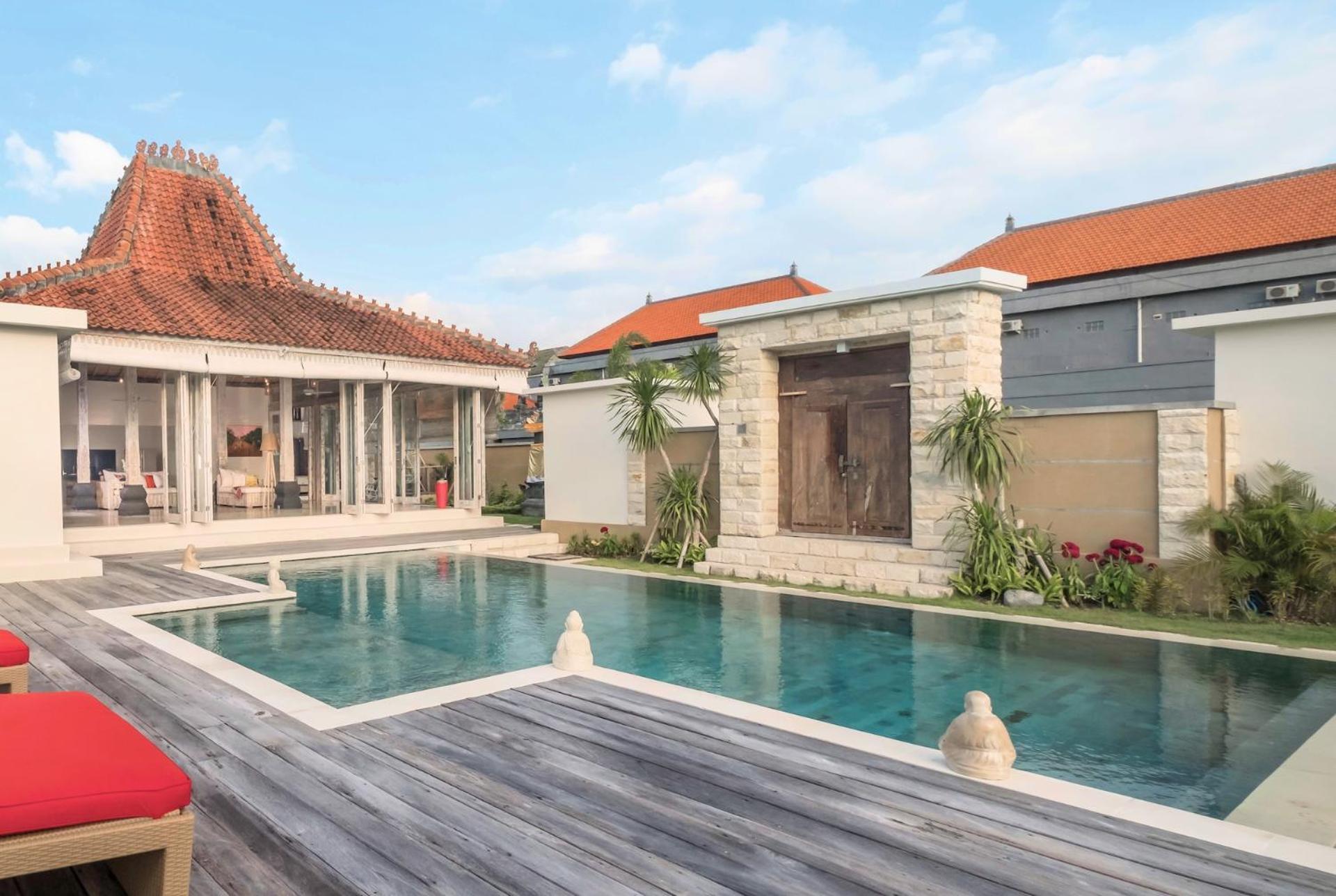 Villa Manggala - 13 Mins Walk To Berawa Beach Canggu Buitenkant foto